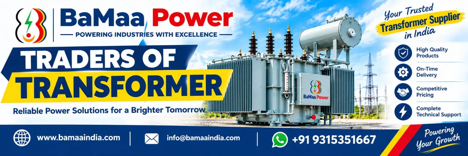 traders of Transformer in india